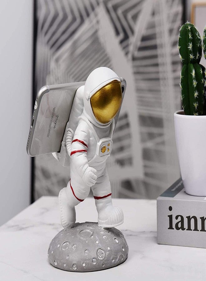 AUGEN Exclusive Resin Astronaut Figurine Mobile Holder Stand for Showpiece (6.5 Inches, Standard, Multicolour) - Image 5